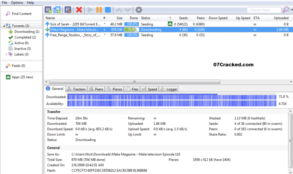 download the new BitTorrent Pro 7.11.0.46903