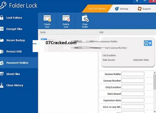 Folder Lock Key